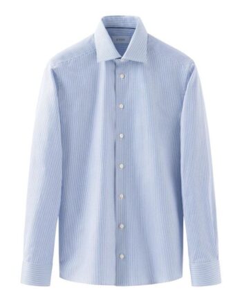 38 Striped Signature Twill Shirt - Eton Shirt  - 7313583873989