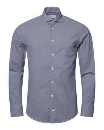 42 Geometric Print Four Way Stretch Shirt - Eton Shirt  - 7313583593573