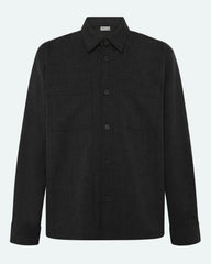 Garret Shirt 3737 Dark Grey Melange - Minimum Male Shirt  - 5715773087398