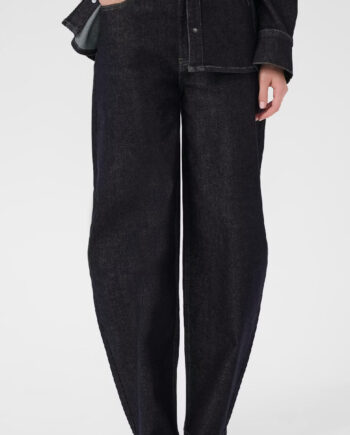 Blå Rinse Gestuz Bukser Mae Dark Blue Rinse - Gestuz Jeans  - 5715752121556