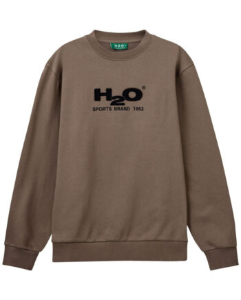 7067 Dusty Brun H2o Sweatee Shirt Logo Dusty Oak Navy - H2o Shirt  - 5711891357962