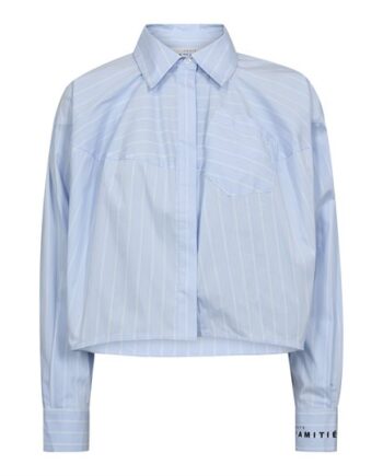 Haute Amiti Sophie Stripe Shirt Pale Blue - Shirt
