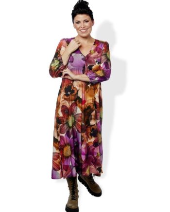 Kjole Garden Blooming Dulillian Milde - Du Milde Jeans