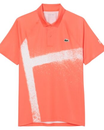 Rød Lacoste Tennis Novak Djokovic Court Polo Shirt Mango Tree Red - Lacoste Shirt