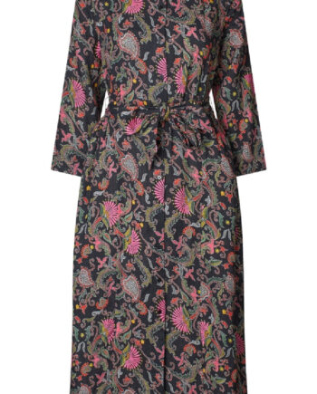 74 Blomster Pri Lollys Laundry Kjole Harper Maxi Flower Print - Lollys Laundry Jeans  - 5712793405386