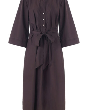 793 Chocolate P Luxzuz Kjole Josianti Chocolate Plum - Luxzuz Jeans  - 5715656157668