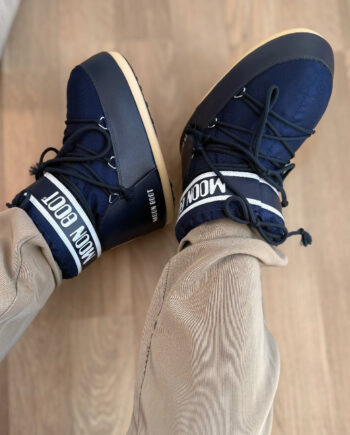 Blå Moon Boot Støvler Icon Low Blue - Moon Boot SkoSneaksers  - 8059791057351