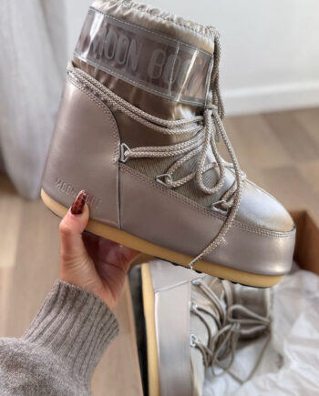 PLATINUM Moon Boot Støvler Icon Low Glance - Moon Boot SkoSneaksers  - 8059791057870