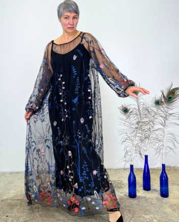 Midnight Bloom Unik Tylkjole - Parol Jeans