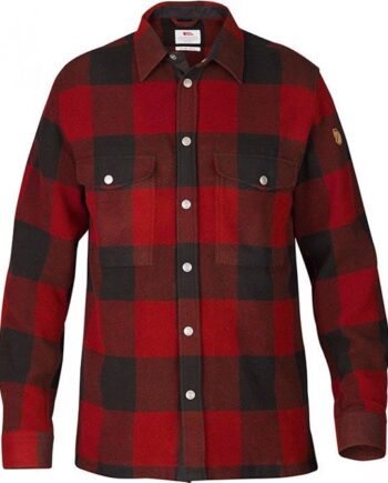 Rød Fjallraven Canada Shirt Red Skjorter - Fjällräven Shirt  - 7392158891917