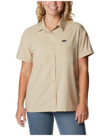 Columbia Silver Ridge Utility Shirt Womens Ancient Fossil - Shirt  - 195978471539
