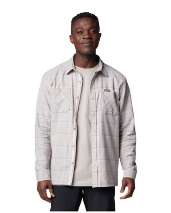 Columbia Landroamer Woven Shirt Mens Flint Grey - Shirt  - 195980080279