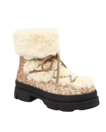 BRONZE/OFFW Cophagen Shoes Winter Boots Glitter Cs7639 0053 - SkoSneaksers  - 5715334472205
