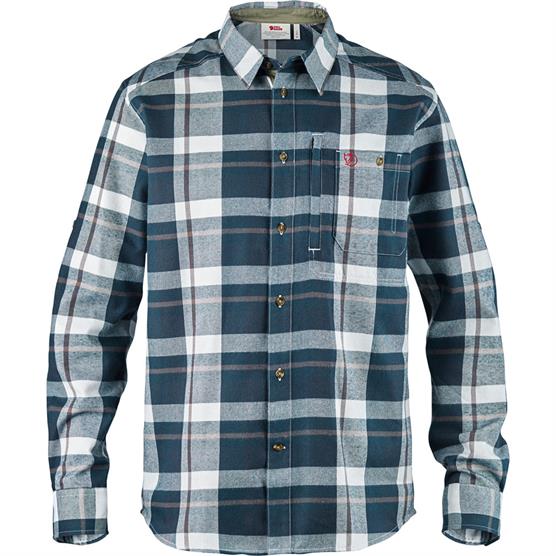 Fjallraven Fjallglim Shirt Mens Dark Blue - Fjällräven Shirt - 7392158831050