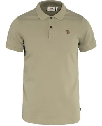 Beige Fjallraven Vik Polo Shirt Herre Mænd Sand Stone Shirt Polo Shirt - Fjällräven Shirt  - 7323450692001