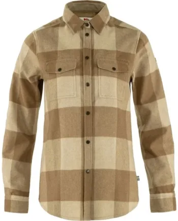Brun Fjallraven Canada Shirt Kvinder Damer Buckwheat Brown 2xl Fleecejakker Softshell - Fjällräven Shirt  - 7323450801861