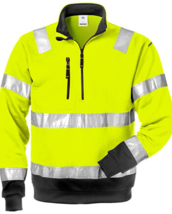 Sort Kansas Fristads Vis Sweatee Shirt Vis Gul - Shirt