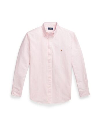 XL Custom Fit Striped Oxford Shirt - Ralph Lauren Shirt  - 3616851548584