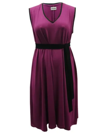 Lilla ø Plus Size Kjole Moon Soft Cyclam - Amamiko Jeans