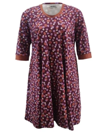 Lilla ø Plus Size Kjole Ojo Cyclame Stone - Amamiko Jeans
