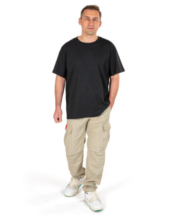 Beige Molecule Heavy Outdoors Cargobukser Medium W32 - Molecule Jeans  - 5740032905625