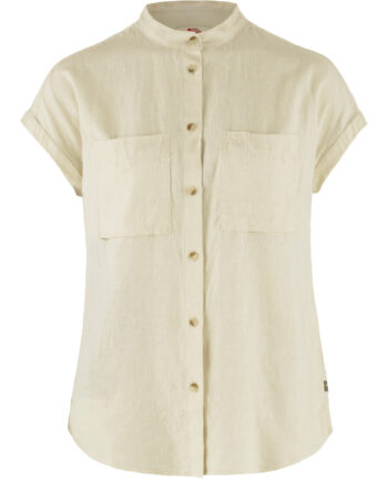 Hvid Fjallraven Vik Hemp Shirt Chalk White - Fjällräven Shirt  - 7323451014628
