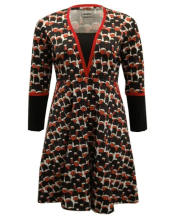 Rød Plus Size Kjole Ama Guards - Amamiko Jeans