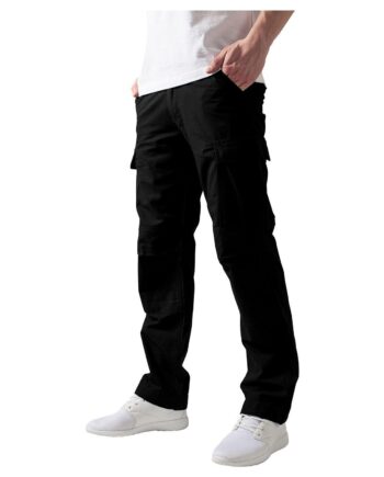 Sort Urban Classics Camouflage Cargobukser - Urban Classics Jeans  - 4053838022979