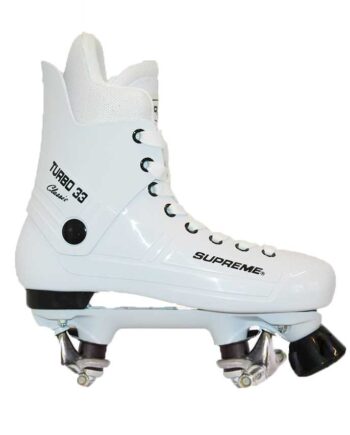 Hvid Supreme Turbo Nylon Side Side Rulleskøjte Kun Støvle Understel - Supreme Rollers SkoSneaksers  - 5711697000949