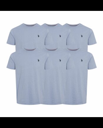 . Polo Assn 6pak Shirt Lyseblå Til Herre Regular Fit - U.s Polo Assn Shirt