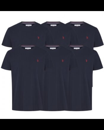 Navy Polo Assn 6pak Shirt Til Herre Regular Fit - U.s Polo Assn Shirt