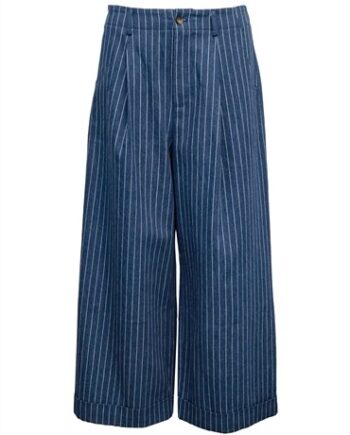 Blå Costamani Bukser Dame Denim Stripe - Costamani Jeans  - 5714185683846