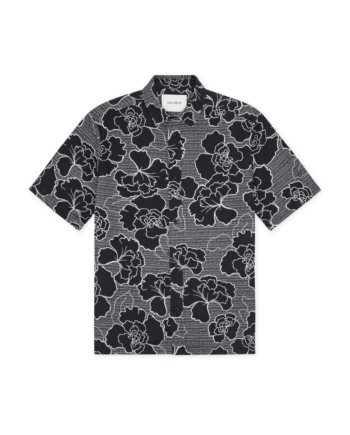 S Charlie Poppy Aop Hirt - Les Deux Shirt  - 5715747099297