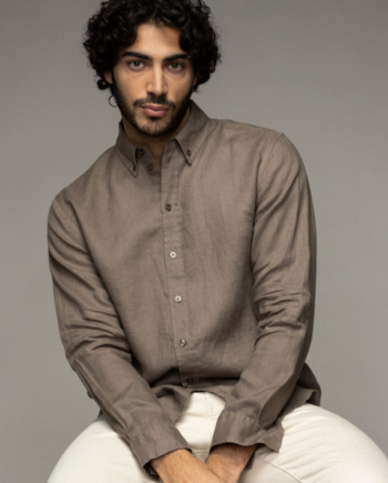 XL Mmgtheo Linen Shirt - Mos Mosh Shirt  - 5715591153688