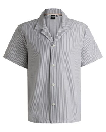 L Ve Vetfishshirt 10271193 - Boss Black Shirt  - 4063546399447