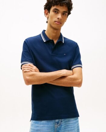 Blå Tjm Reg Tipped Polo Ext - Tommy Jeans Jeans  - 8721289953222