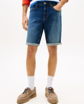 Blå Ronnie Short Bj8155 - Tommy Jeans Jeans  - 8721337007037