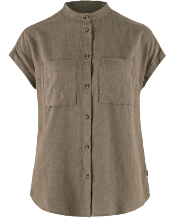 Suede Brown Fjallraven Vik Hemp Shirt - Fjällräven Shirt  - 7323451014697