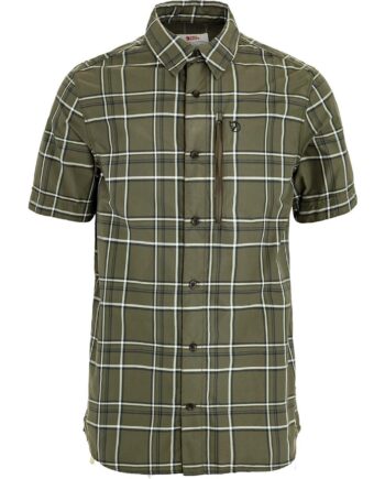 Hvid Fjallraven Mens Abisko Hike Shirt Laurel Grn Chalk White 625 113 - Fjällräven Shirt  - 7323451162619