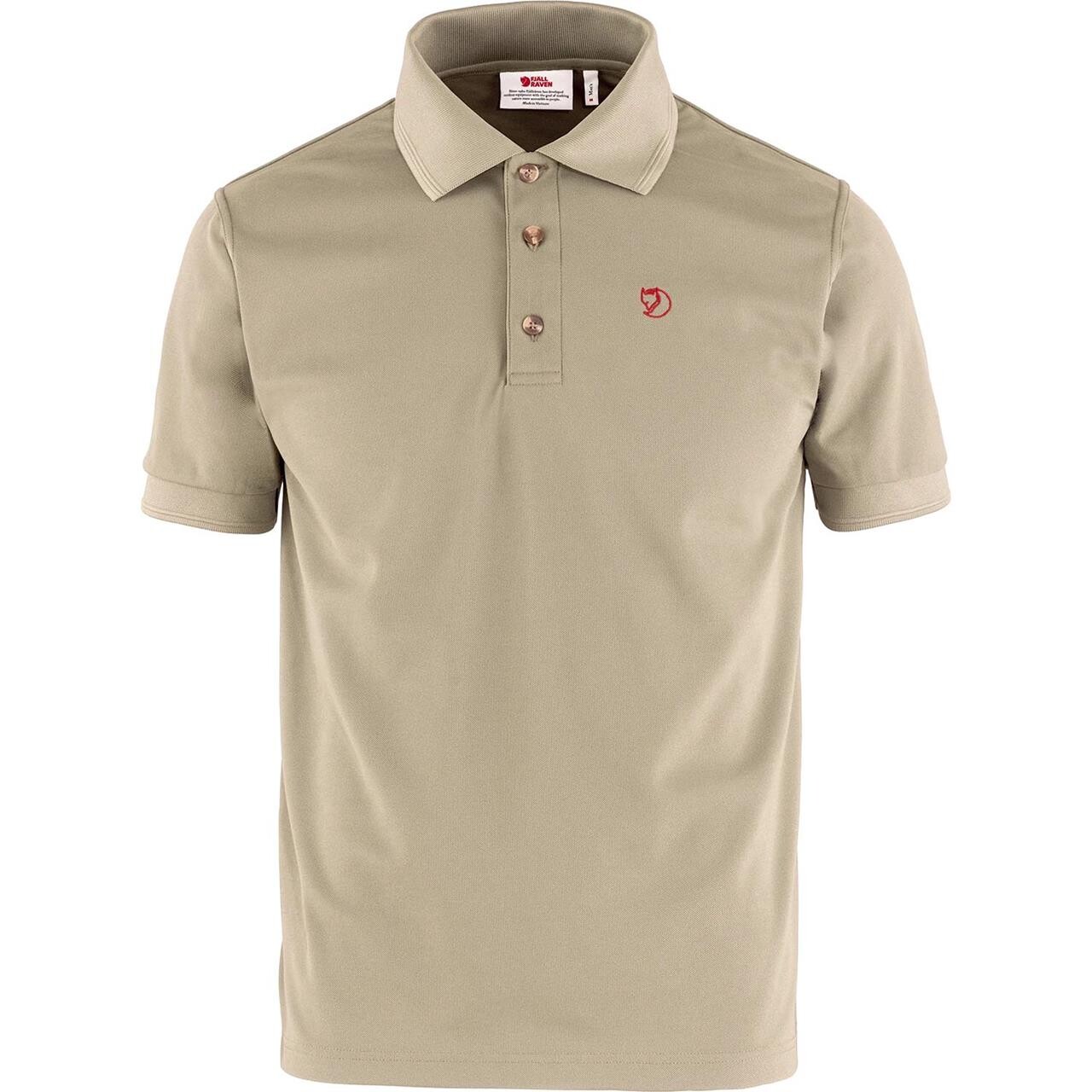 Hvid Fjallraven Mens Crowley Pique Shirt Fossil 118 Xxx Large - Fjällräven Shirt - 7323451160646