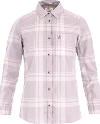 Lilla (LAVENDER Fjallraven Womens Vik Lite Flannel Shirt Lilla Lavender Mist Eggshell 111 452 Large - Fjällräven Shirt  - 7323451153518