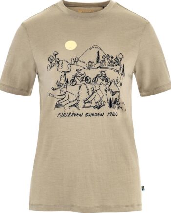 Grå (FOSSIL/118 Fjallraven Womens Hoja Lugnt Wool Shirt Grå Fossil 118 Large - Fjällräven Shirt  - 7323451155192