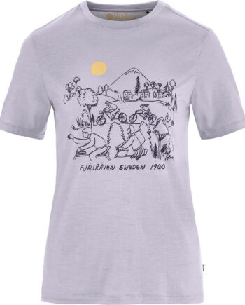 Lilla (LAVENDER Fjallraven Womens Hoja Lugnt Wool Shirt Lilla Lavender Mist 452 Large - Fjällräven Shirt  - 7323451155208