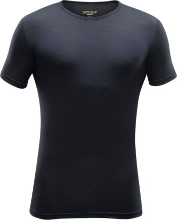 Sort Devold Mens Breeze Merino 150 Shirt Black Medium - Devold Shirt  - 7028567201183