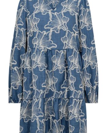 286 Denim Blå View Kjole Adina Denim Blue - A-view Jeans  - 5714711448444