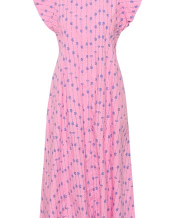 Pink Culture Kjole Marco Olena Begonia Nautical Blue - Culture Jeans  - 5715752210137