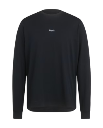 Sort Rapha Menamp Long Sleeve Cotton Shirt Black - Rapha Shirt  - 5059526351726