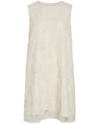 Vila Dame Kjole Vigamma Cloud Dancer - Vila Jeans  - 5715800105279