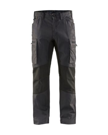 Sort BlÅklder 1459 Service Buks Med Stretch Mørk Grå Herre Mørk Grå C44 Servicebukser Beklædning Stretch Jeans Bukser - BlÅklÄder Jeans  - 7330509462737