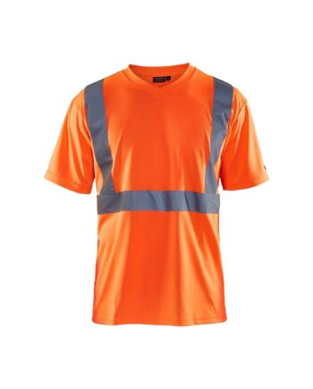 BlÅklder 3313 High Vis Shirt Herre High Vis Orange Shirts BlÅklder Iso 20471 Klasse - BlÅklÄder Shirt  - 7330509255025